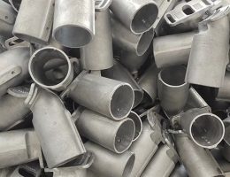 지도된 가로등의 손잡이