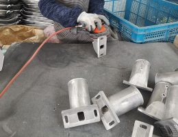 지도된 가로등 손잡이